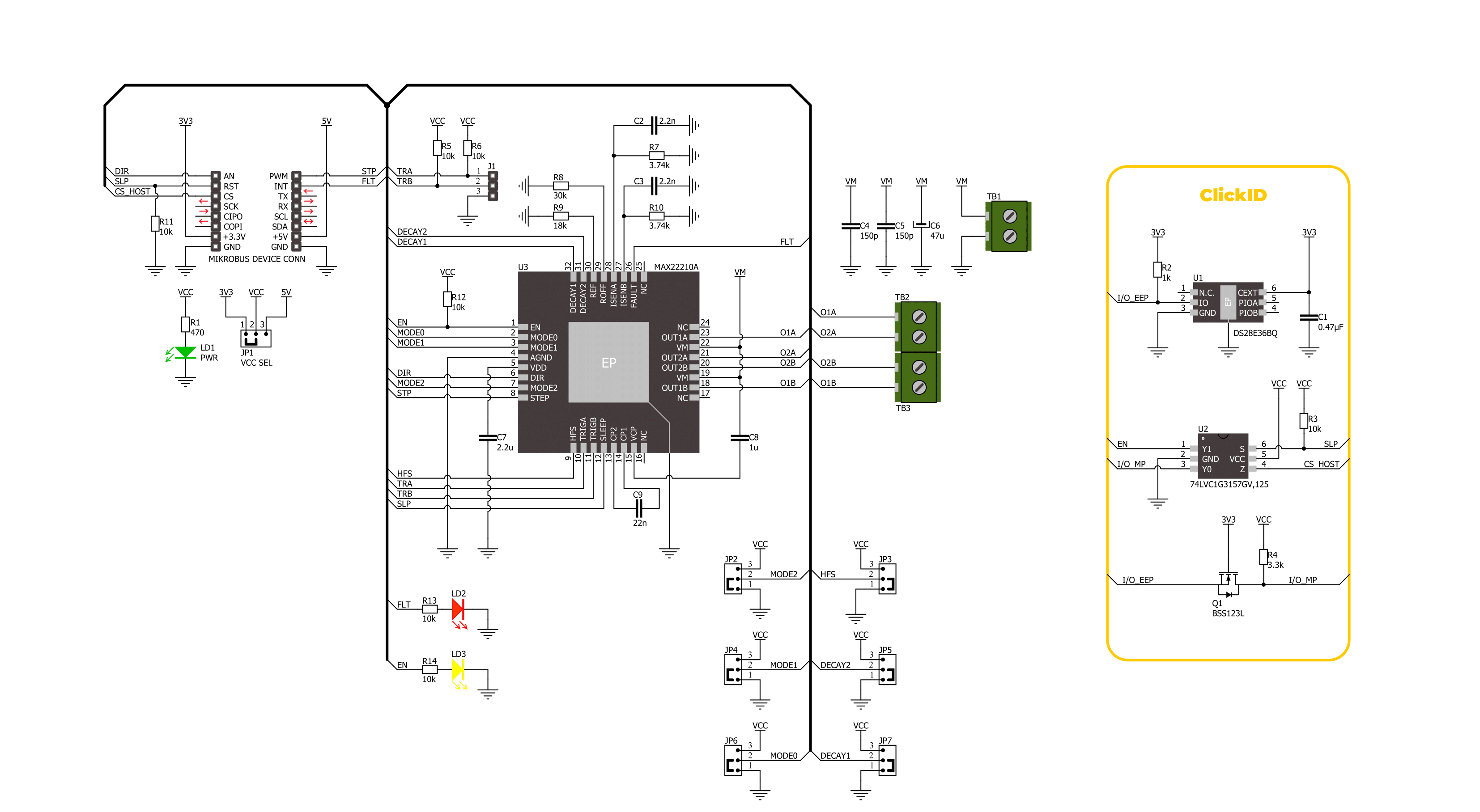 Stepper 27 Click Schematic schematic