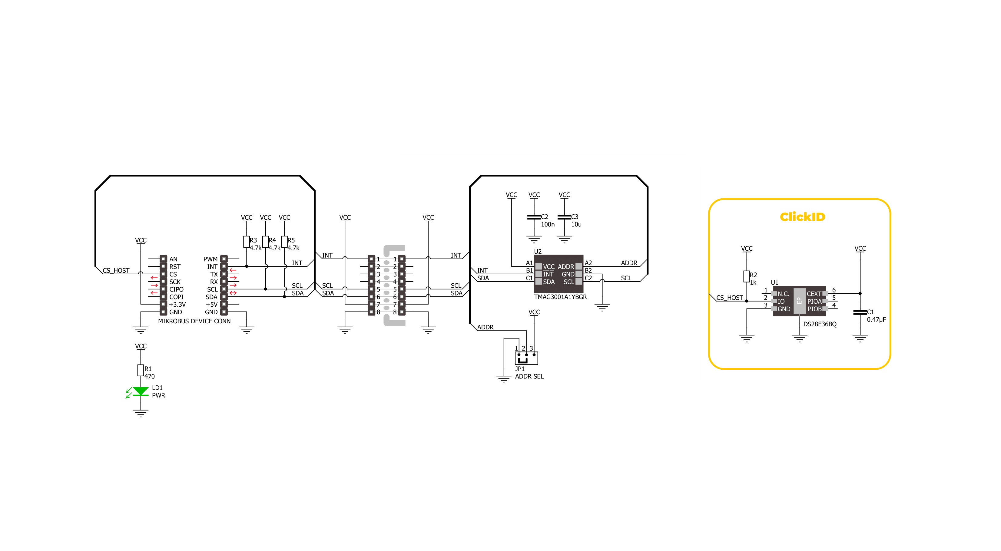 3D Hall 13 Click Schematic schematic