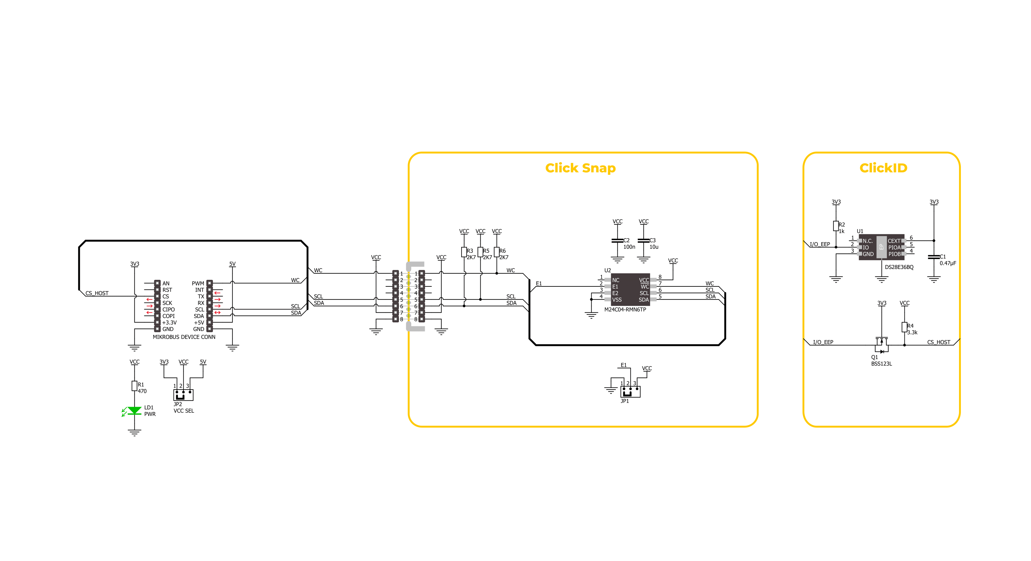EEPROM 17 Click Schematic schematic
