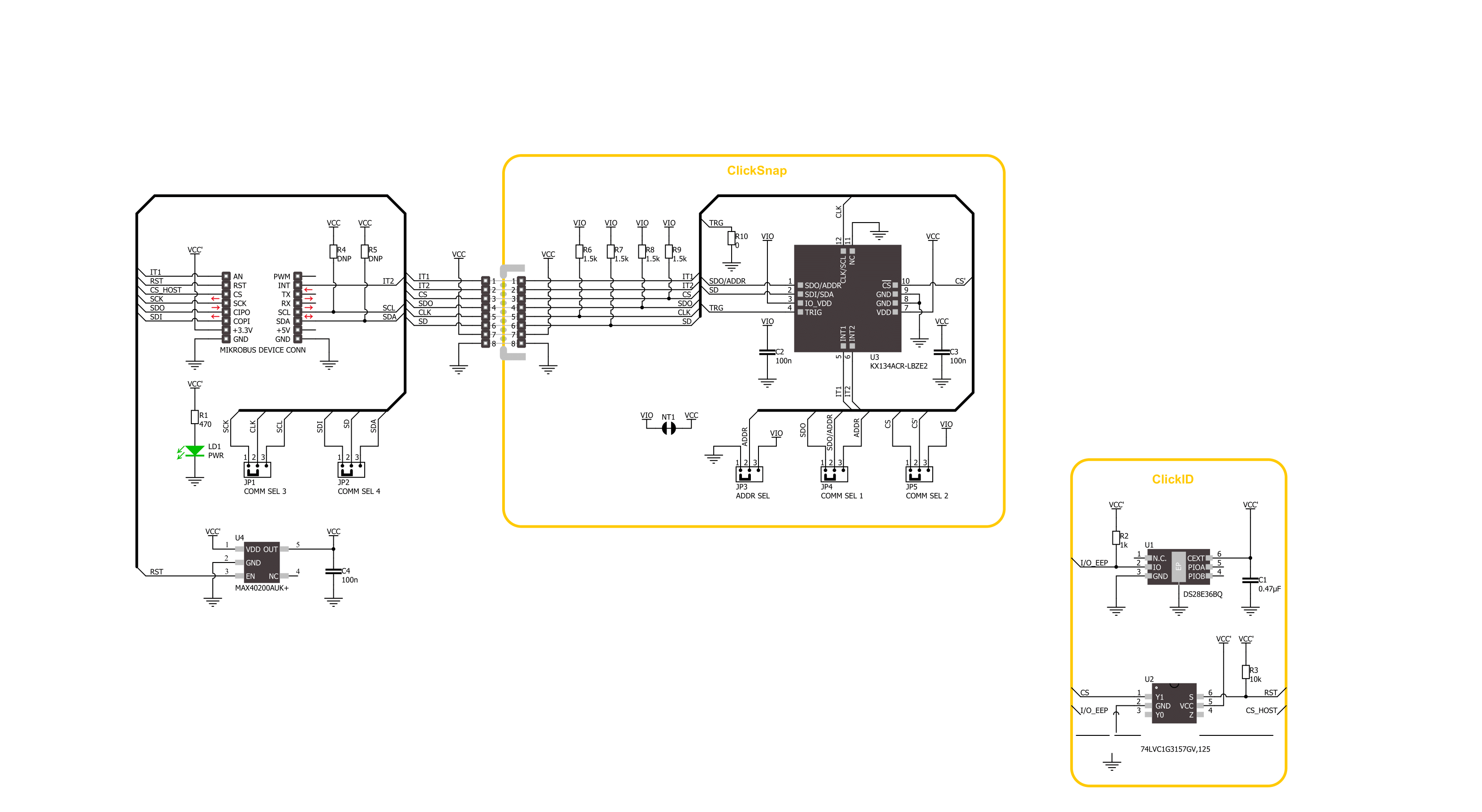 Accel 33 Click Schematic schematic