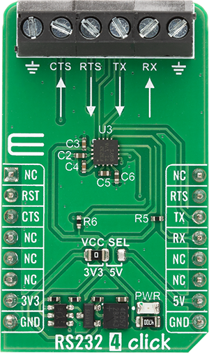 LTE IoT 5 Click front image hardware assembly