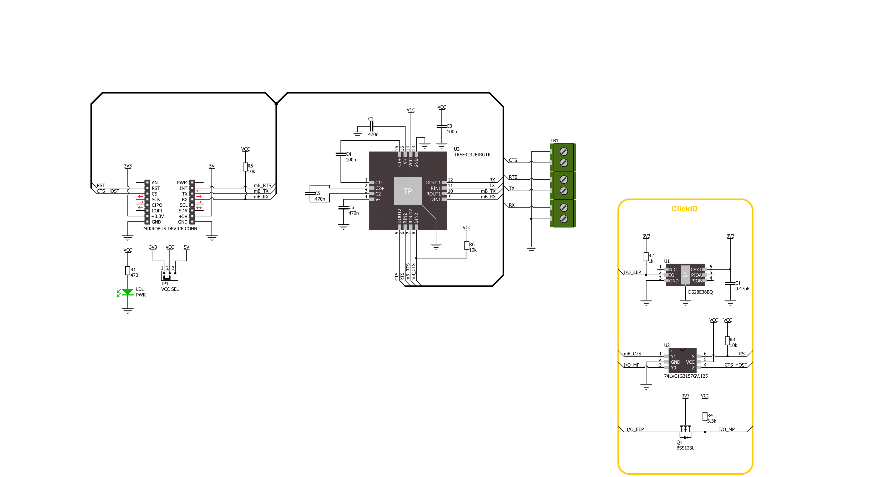 RS232 4 Click Schematic schematic