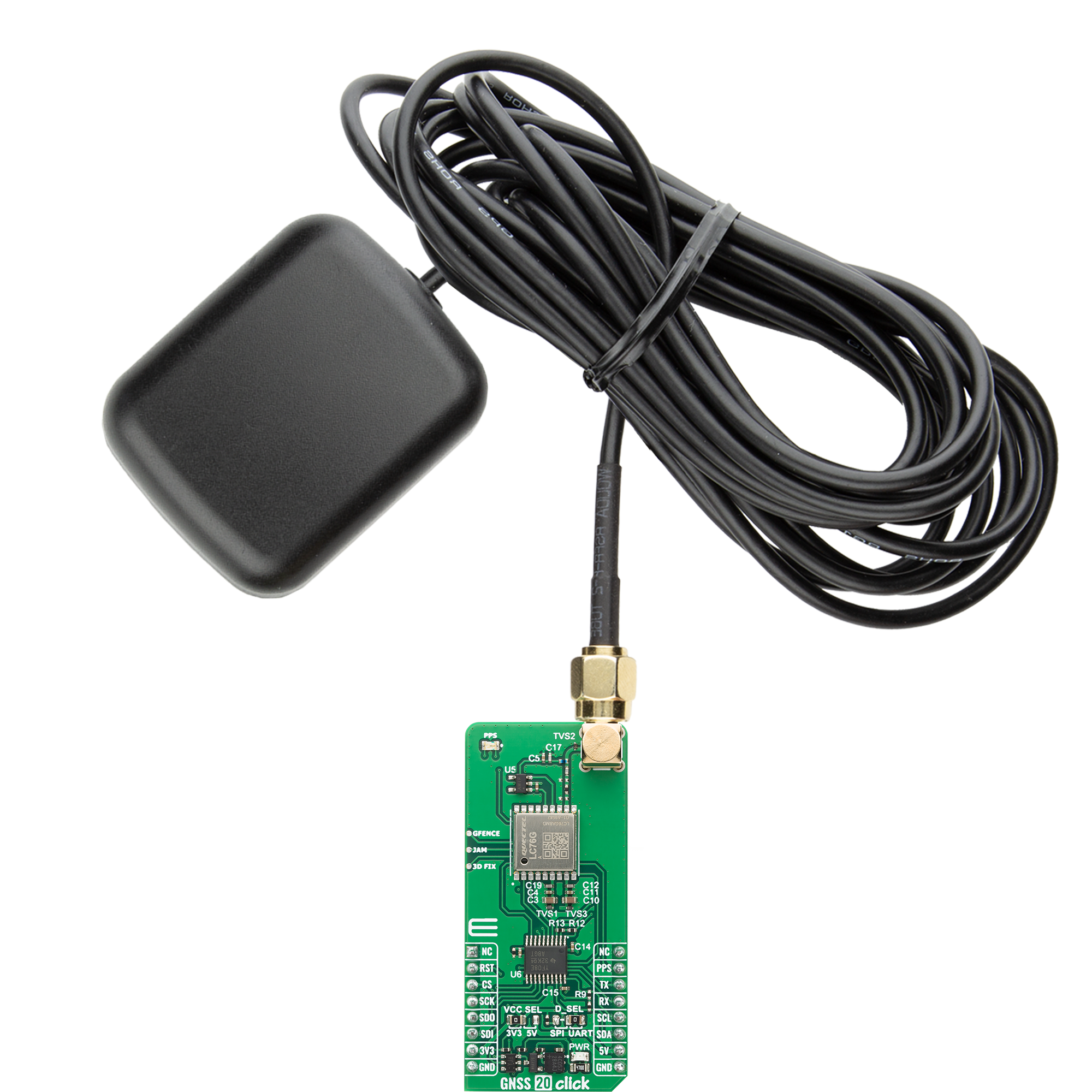 LTE IoT 5 Click complete accessories setup image hardware assembly