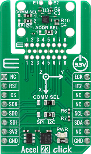 LTE IoT 5 Click front image hardware assembly