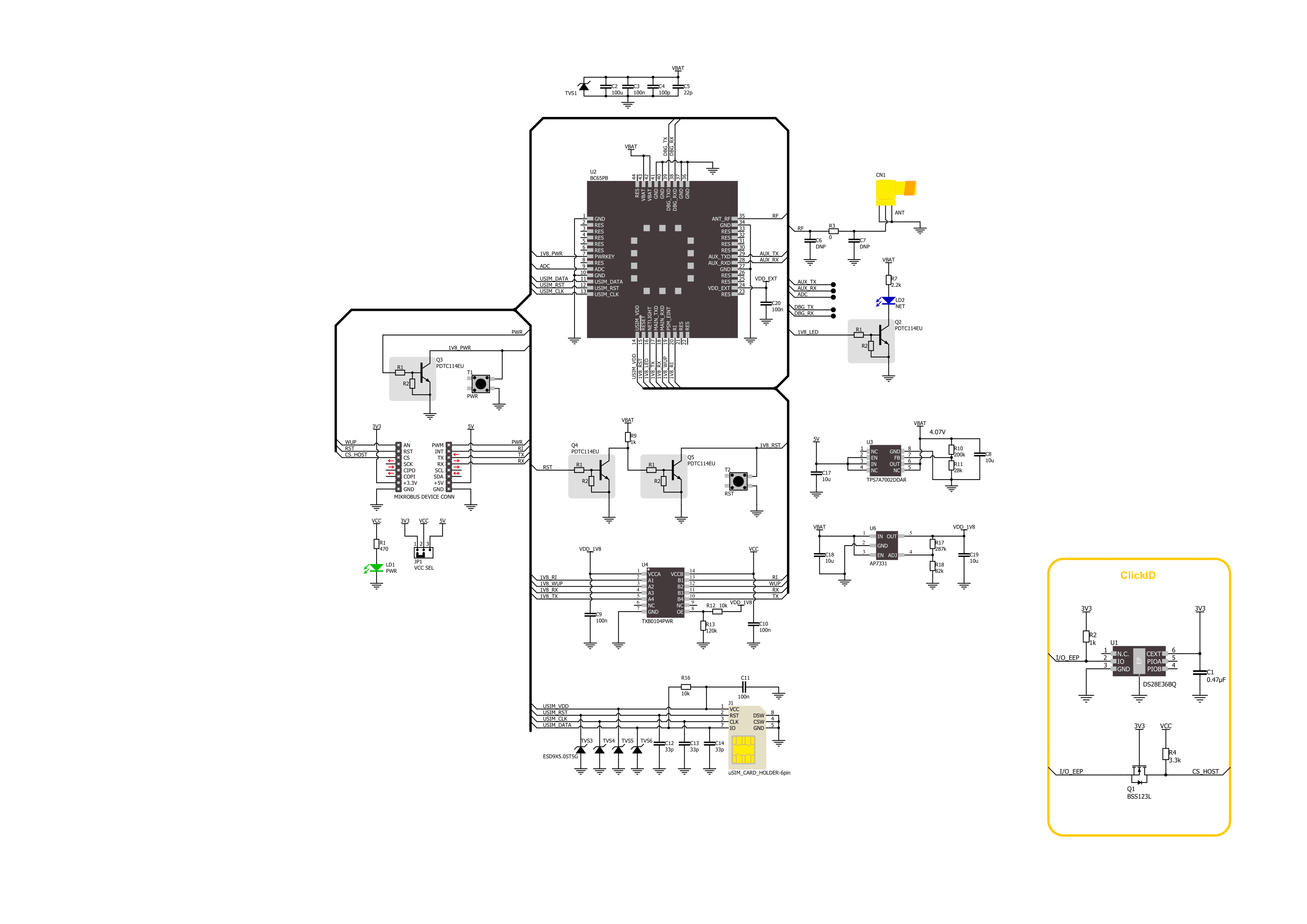 NB IoT 6 Click Schematic schematic