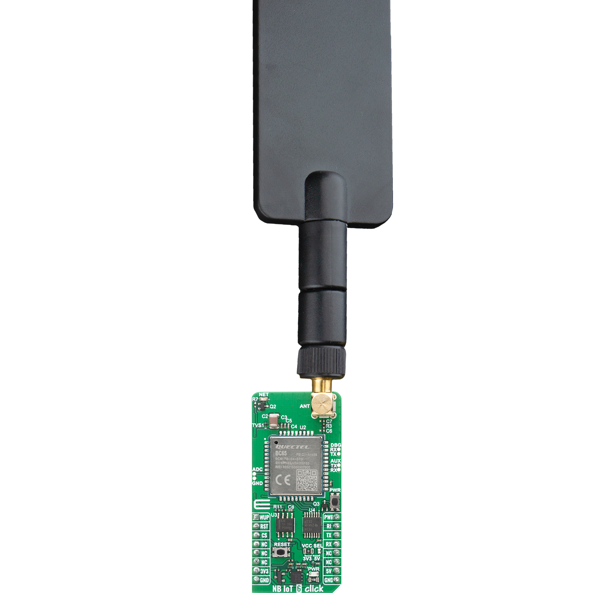 GNSS2 Click complete accessories setup image hardware assembly