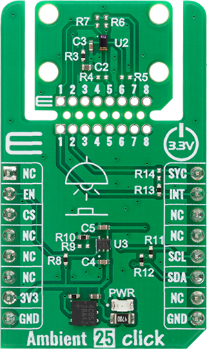 LTE IoT 5 Click front image hardware assembly