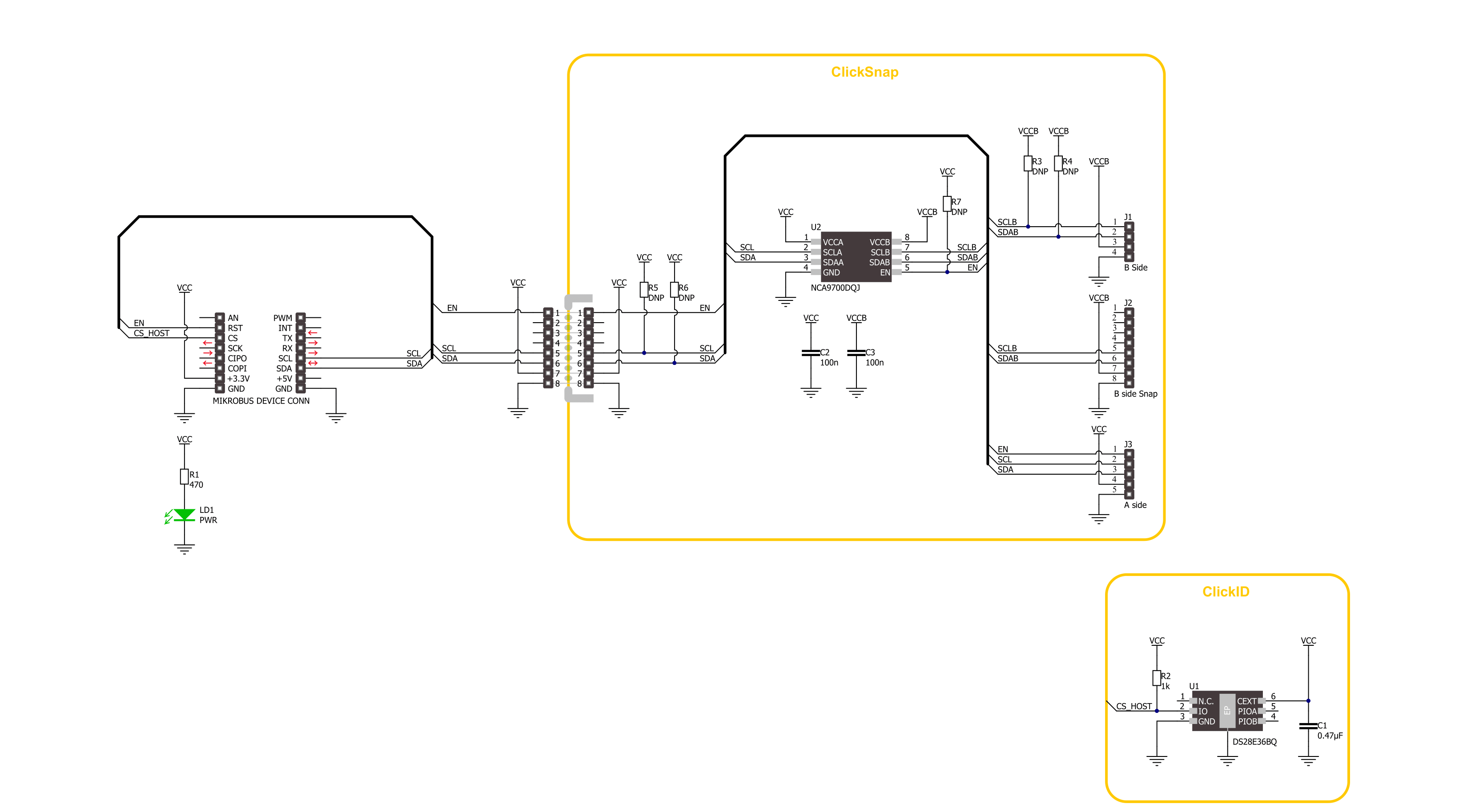 I2C Repeater Click Schematic schematic