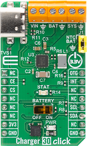 LTE IoT 5 Click front image hardware assembly