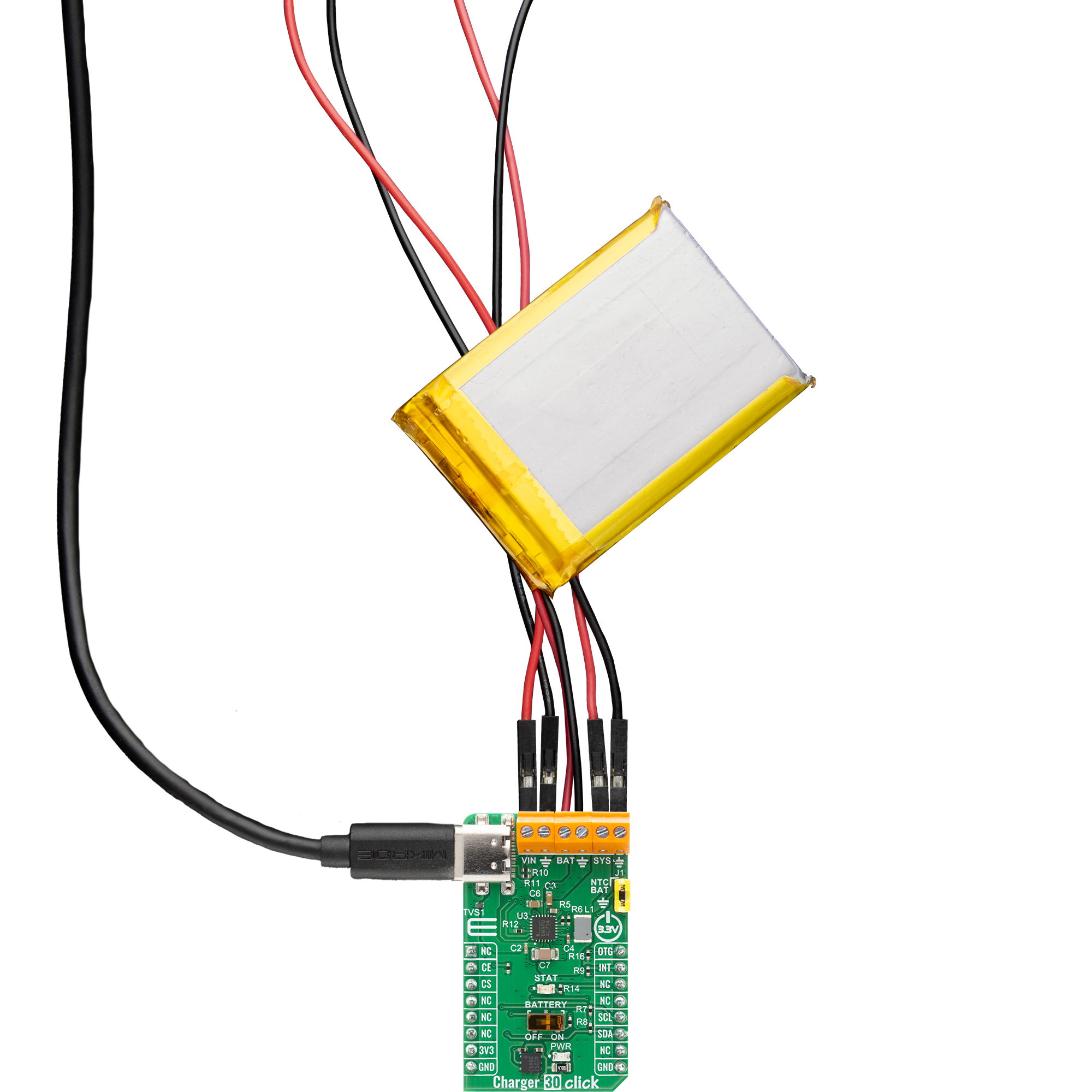LTE IoT 5 Click complete accessories setup image hardware assembly