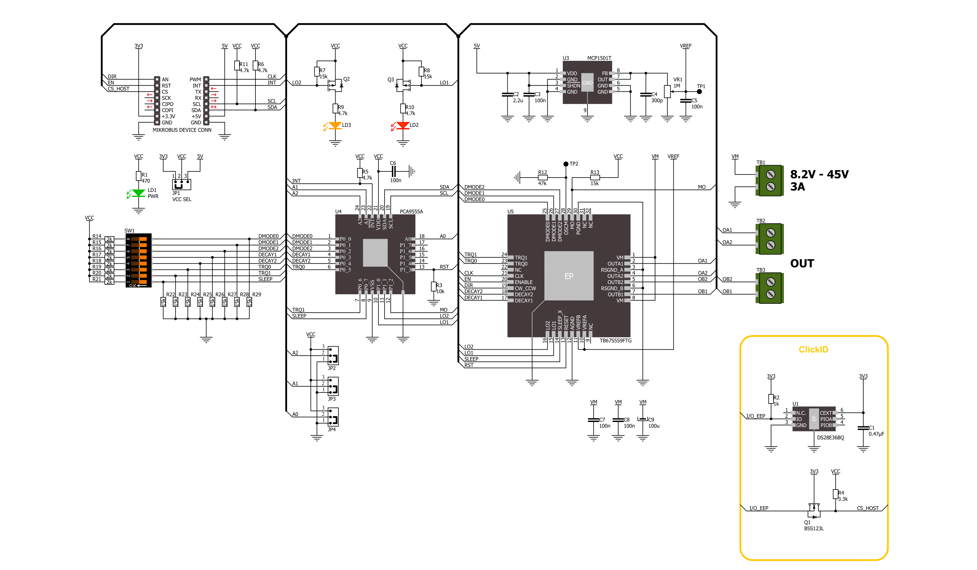 Stepper 28 Click Schematic schematic