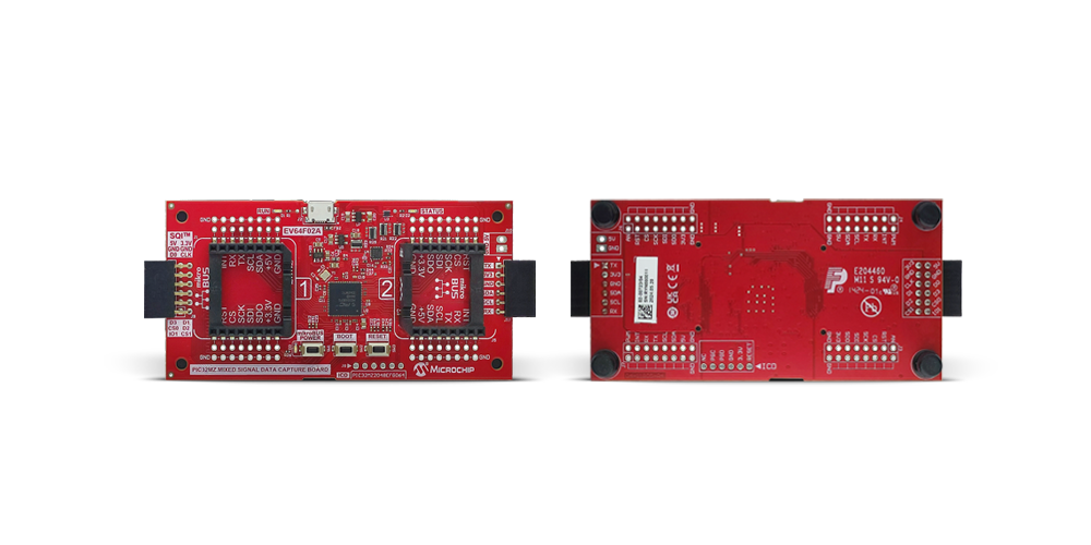 PIC32MZ MXS Data Capture Board MCU double side image