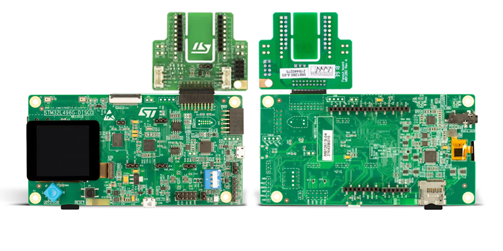 Discovery kit with STM32L496AG MCU double side image