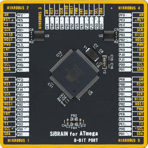 SiBRAIN for ATmega2560 front image