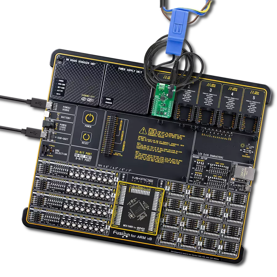 AC Current 2 Click with Fusion for ARM v8