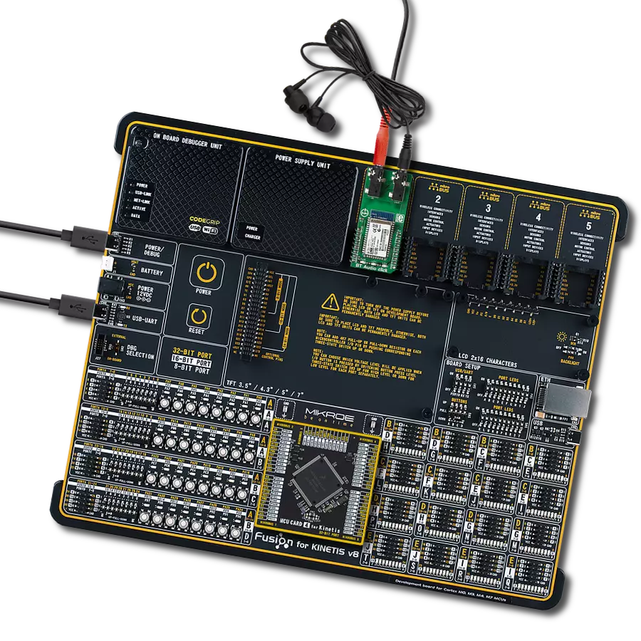 BT Audio Click with Fusion for Kinetis v8