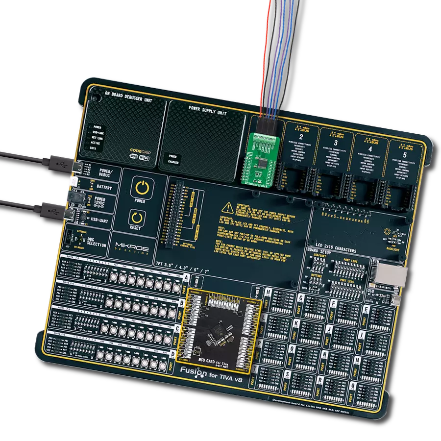 SPI Isolator 6 Click with Fusion for Tiva v8