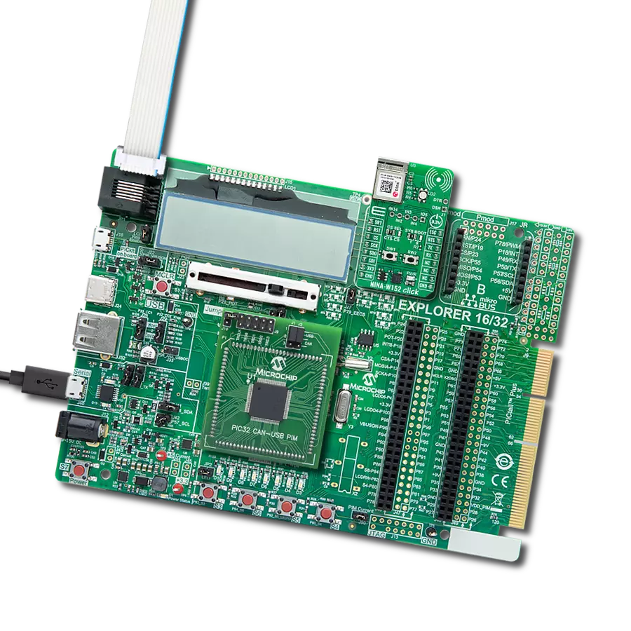 NINA-W152 Click with Explorer 16/32 development board