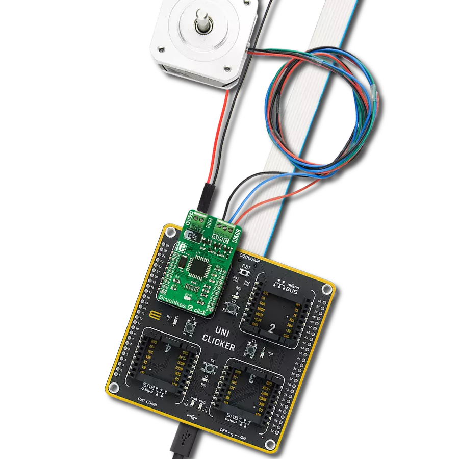 Brushless 6 Click with UNI Clicker