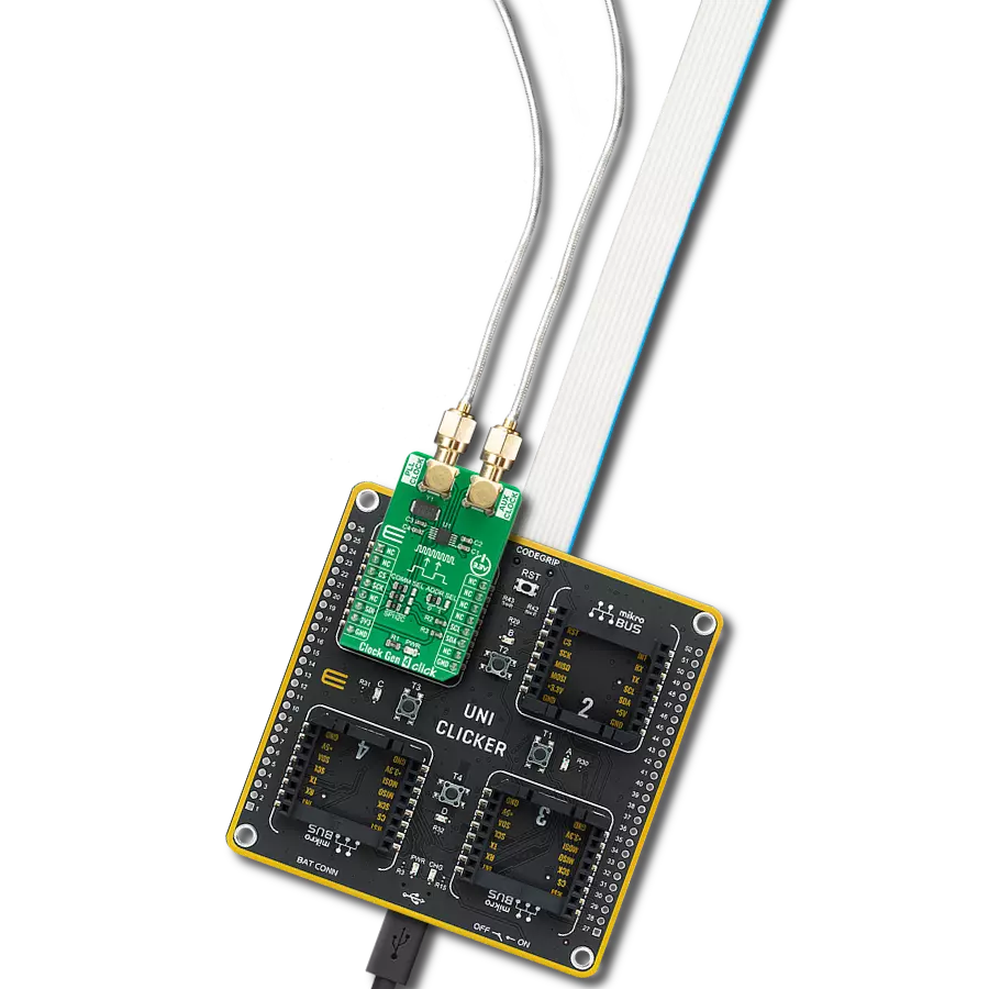 Clock Gen 4 Click with UNI Clicker