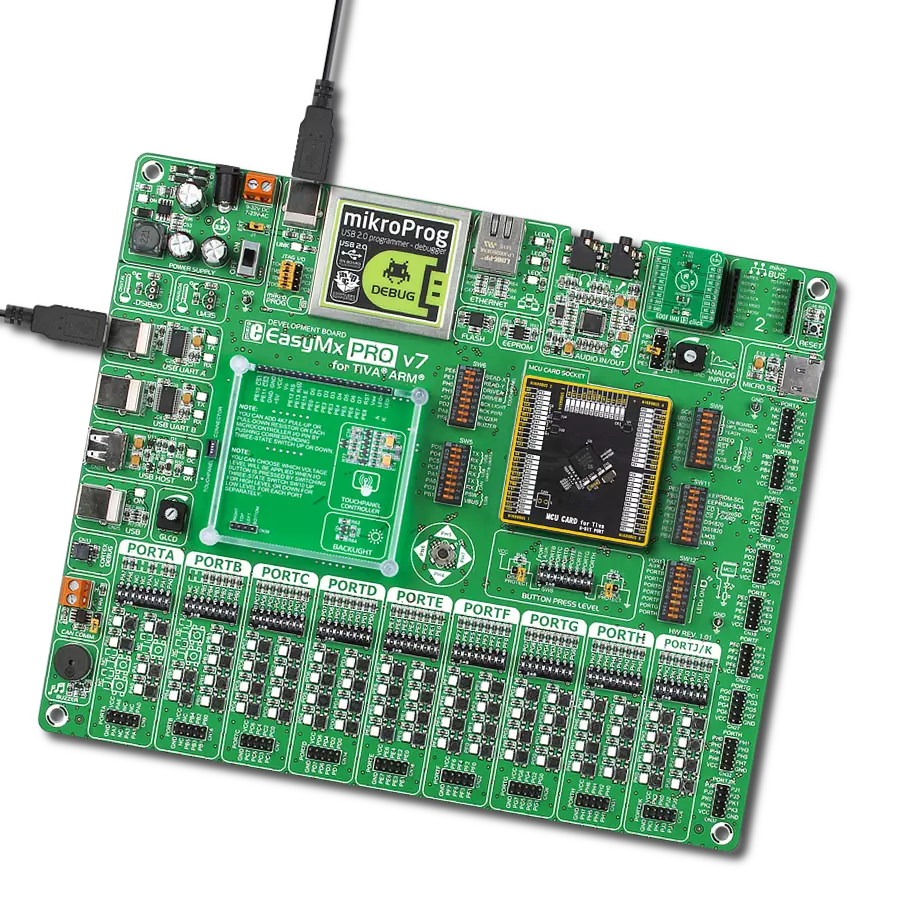 6DOF IMU 13 Click with EasyMx PRO v7 for Tiva