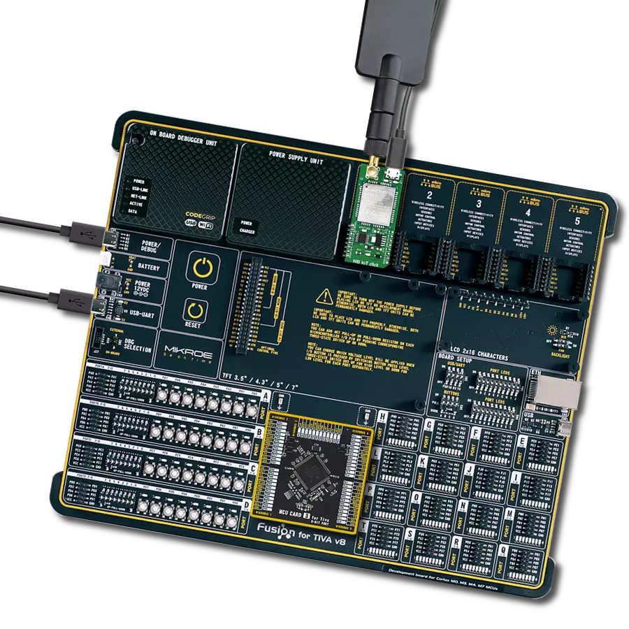 NB IoT Click with Fusion for Tiva v8