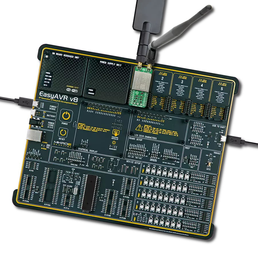 LTE Cat.1-US Click (for United States) with EasyAVR v8