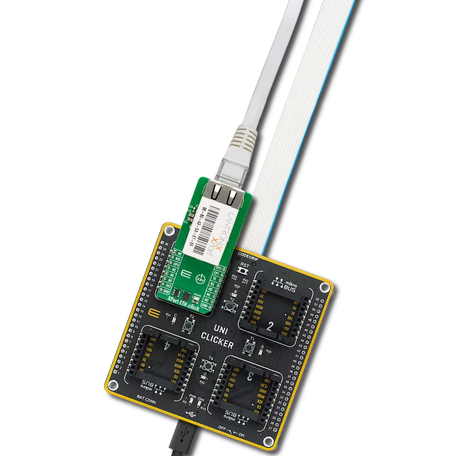 XPort ETH Click - SE with UNI Clicker