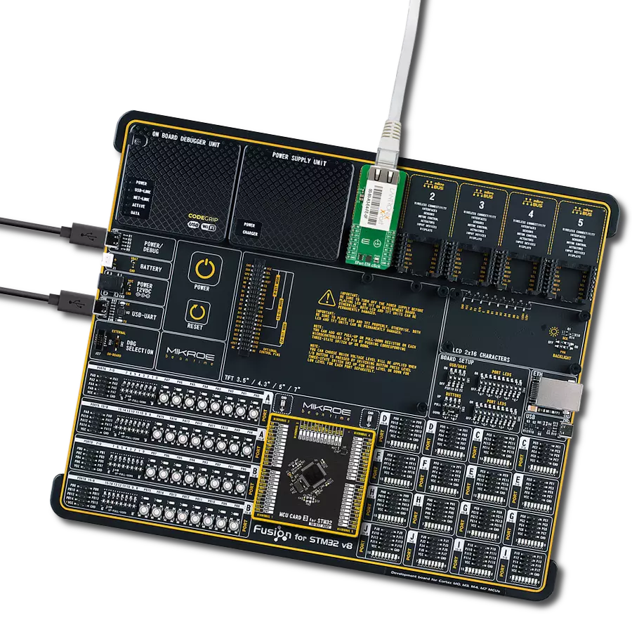 XPort ETH Click - XE with Fusion for STM32 v8