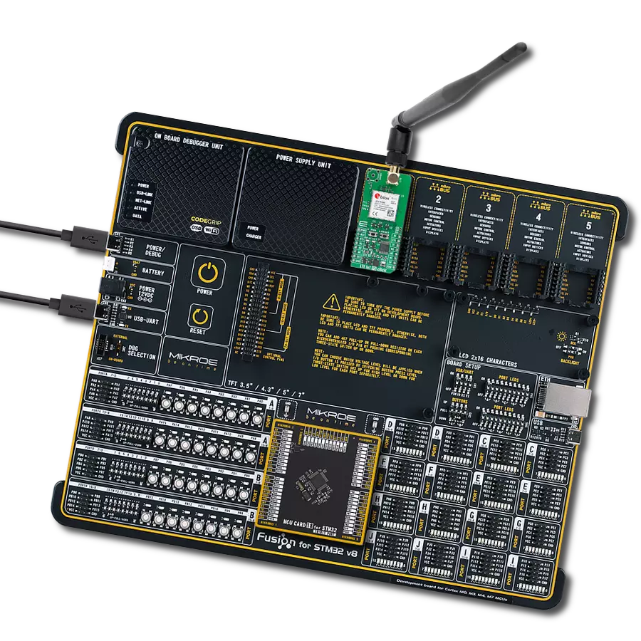 LTE IoT 15 Click with Fusion for STM32 v8