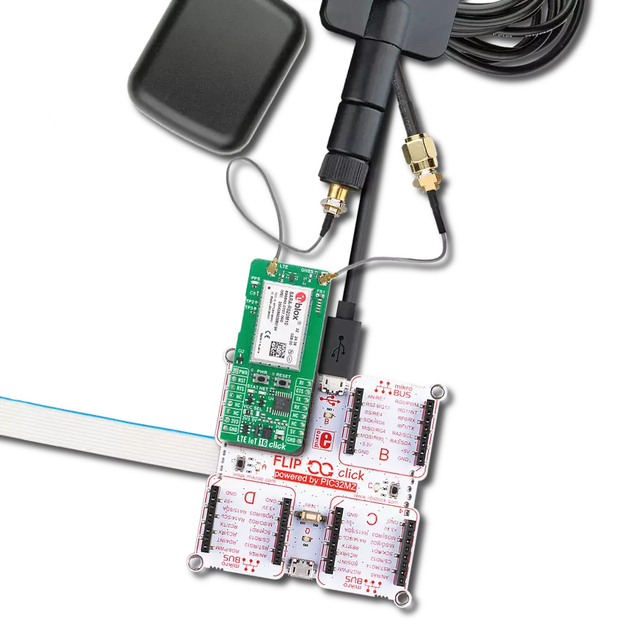 Combine connectivity and positioning using SARA-R520M10 and PIC32MZ2048EFH100