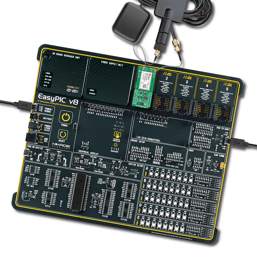 使用 SARA-R520M10 和 PIC18LF45K42 实现通信与定位功能的完美结合