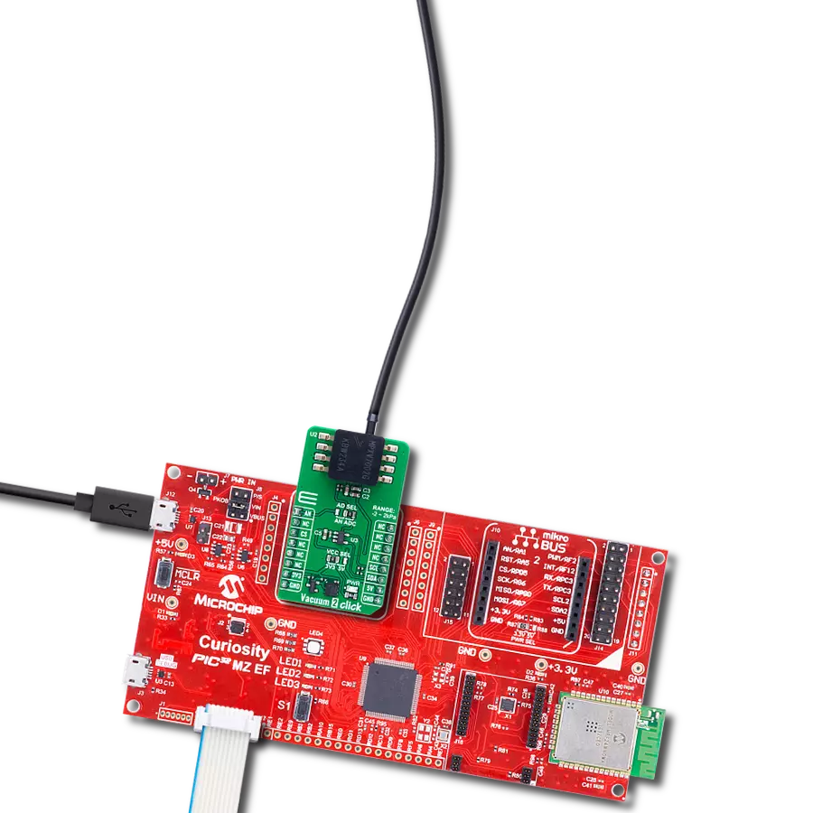 Vacuum 2 Click with Curiosity PIC32 MZ EF