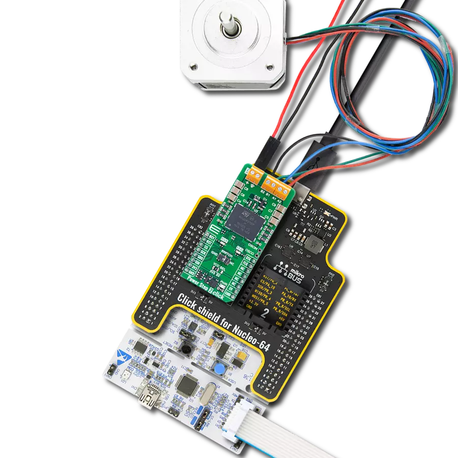 Deliver smooth and accurate stepper motor motion with powerSTEP01 and STM32F410RB