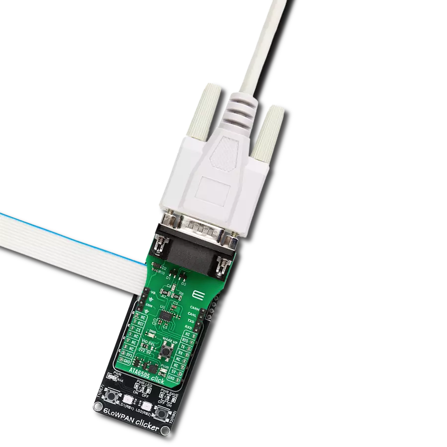 ATA6505 Click with 6LoWPAN clicker