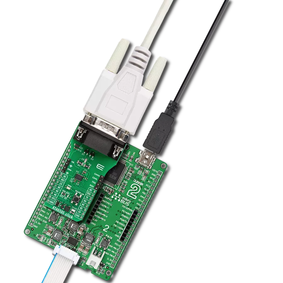 ATA6505 Click with Clicker 2 for STM32