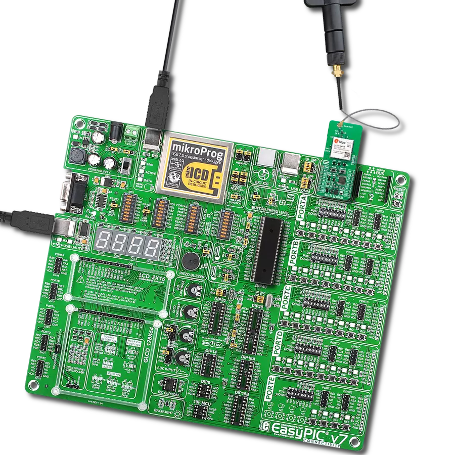 4G LTE 3 Click (for North America) with EasyPIC v7
