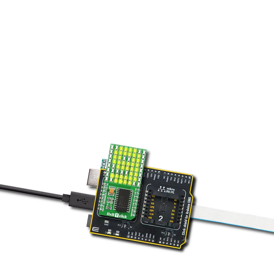使用 MAX7129 和 ATmega328 创建带有黄色视觉反馈的自定义显示