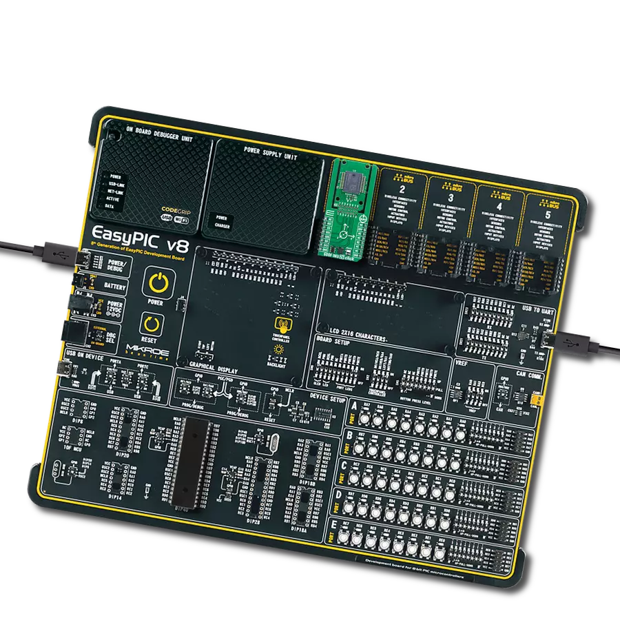 6DOF IMU 26 Click with EasyPIC v8