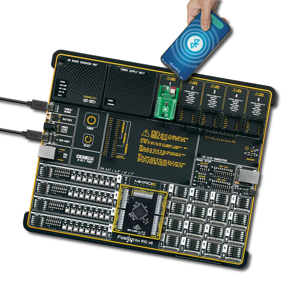 Proteus-e Click with Fusion for PIC v8