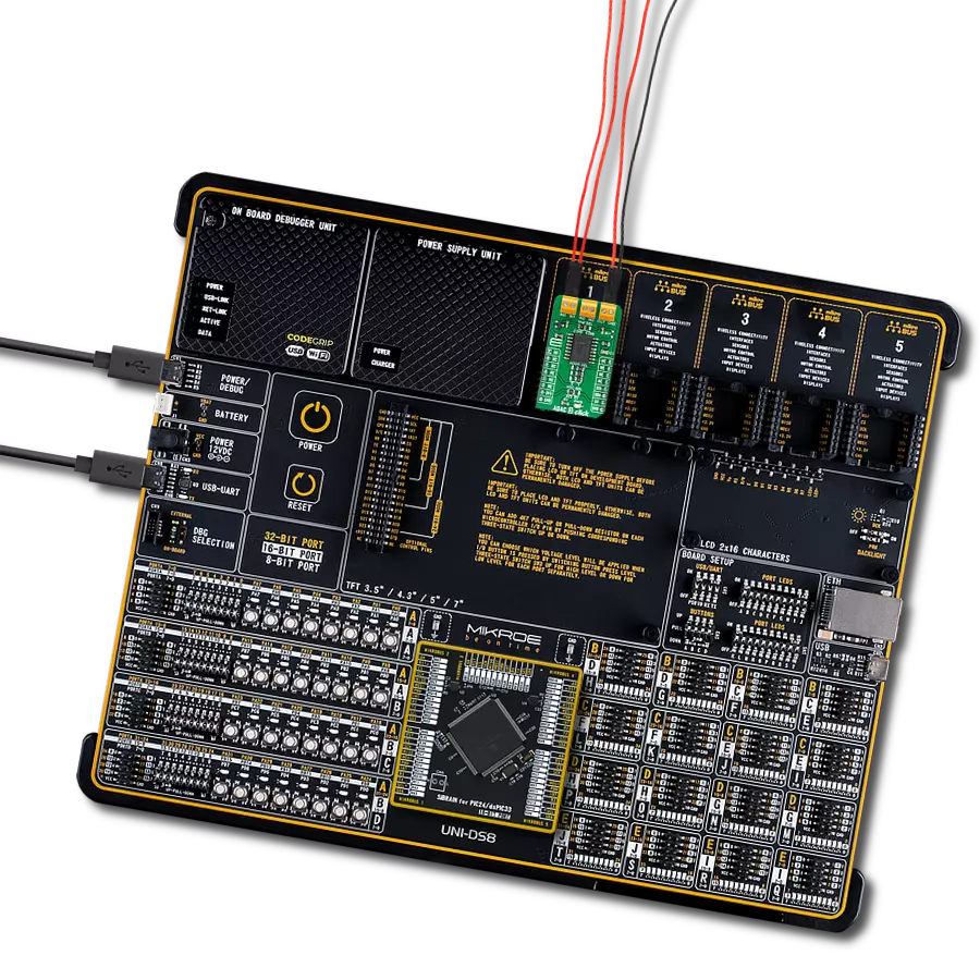 ADAC 3 Click with UNI-DS v8