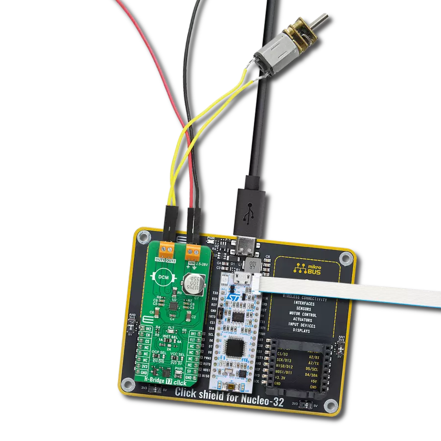 使用MP6619L和STM32F031K6驱动有刷直流电机、电磁阀和执行器