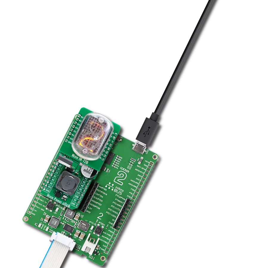 使用Nixie Power Click和MK64FN1M0VDC12为尼克管提供所需的高电压
