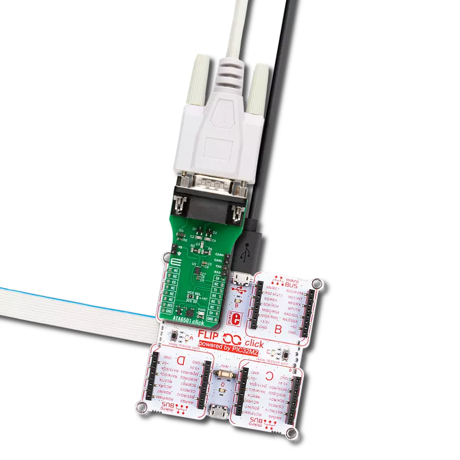 Provide CAN FD communication with advanced fail-safe mechanisms using ATA6501 and PIC32MZ2048EFH100