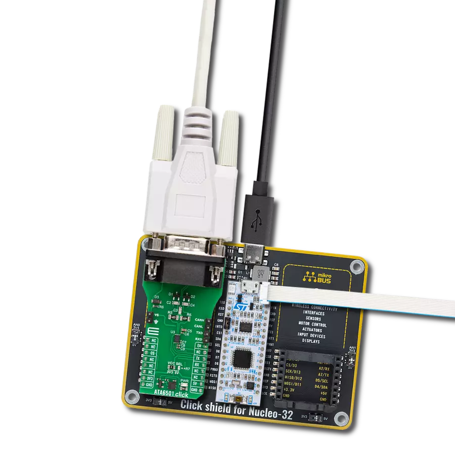 Provide CAN FD communication with advanced fail-safe mechanisms using ATA6501 and STM32F031K6