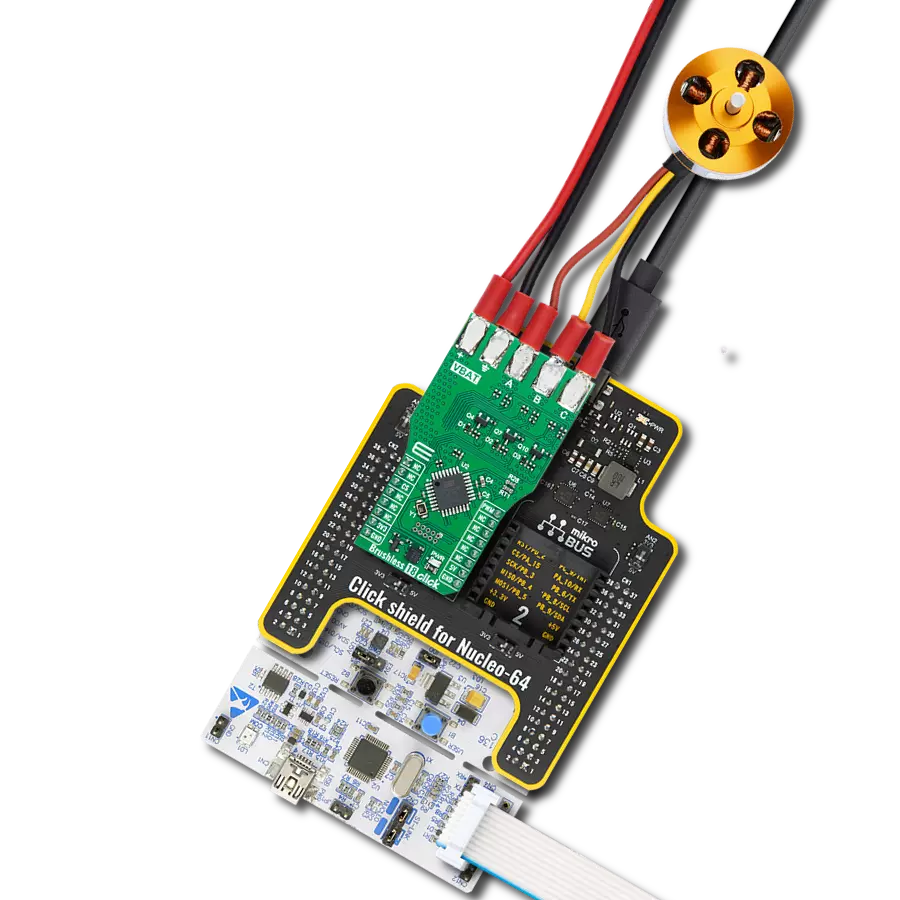 使用ATmega8A和STM32F103RB控制BLDC电机的速度、方向和扭矩