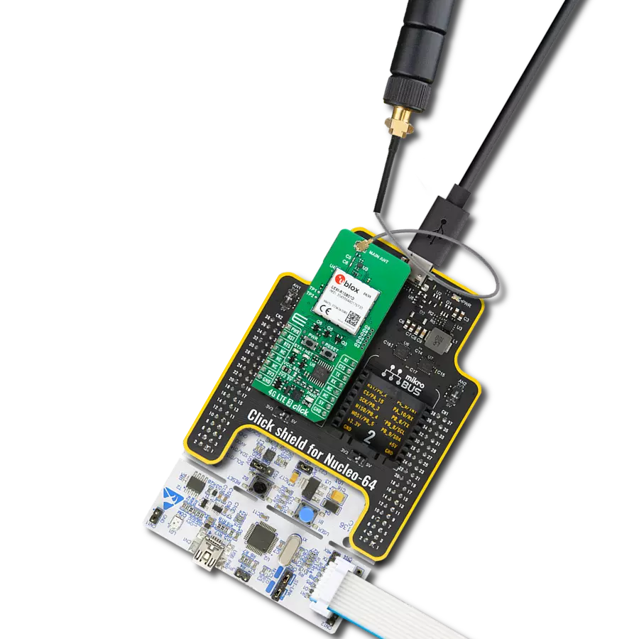 Provide high-speed data connectivity over LTE network in IoT applications with LEXI-R10801D and STM32F410RB