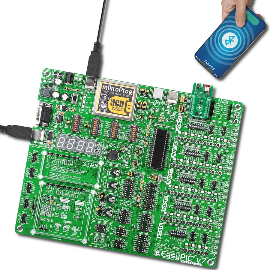Proteus-e Click with EasyPIC v7
