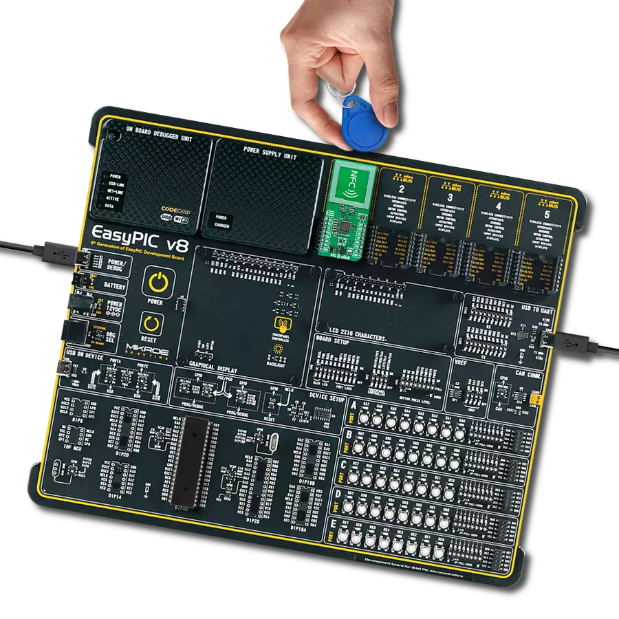 Integrate NFC functionality into various applications with PN7160A1HN/C100 and PIC18F46K20