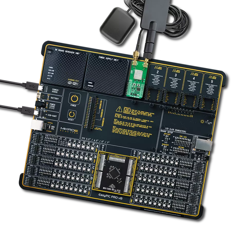 LTE IoT 14 Click with EasyPIC PRO v8